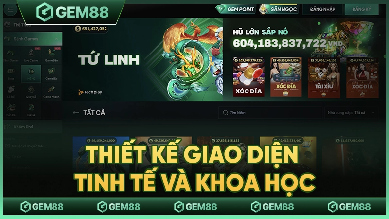 Trải nghiệm người dùng mượt mà với giao diện thông minh